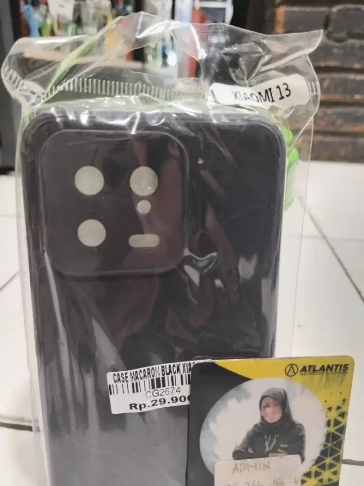 CASE MACARON BLACK XIAOMI 13 | ATLANTIS DAHSYAT