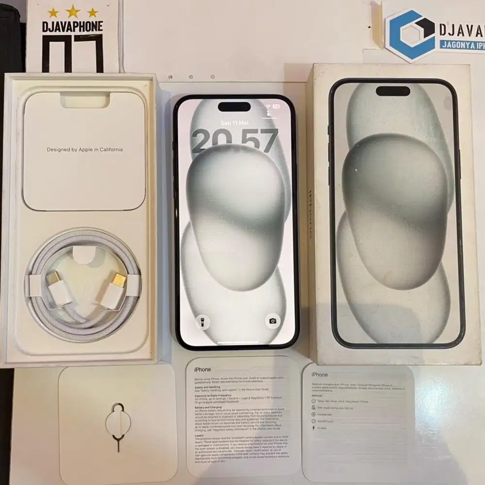 iPhone 15 Plus Black 128GB BH 100% Ex iBox Resmi