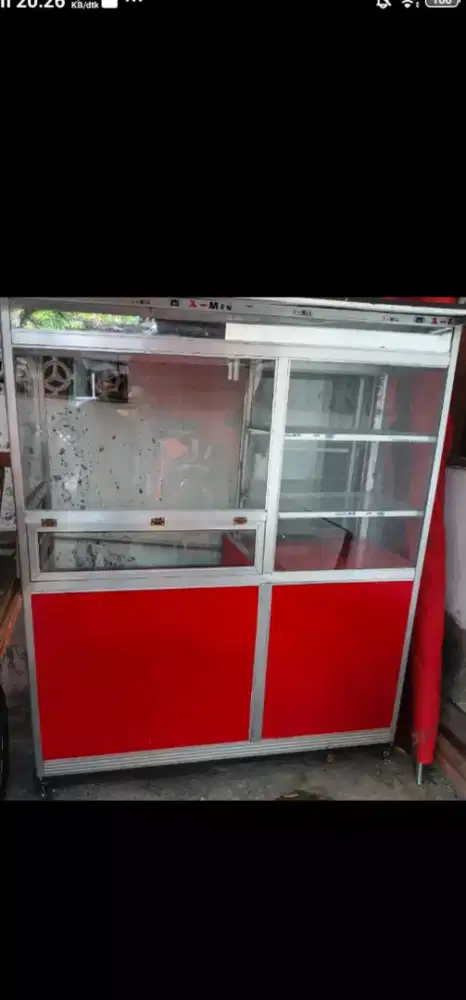 Booth serbaguna bahan aluminium