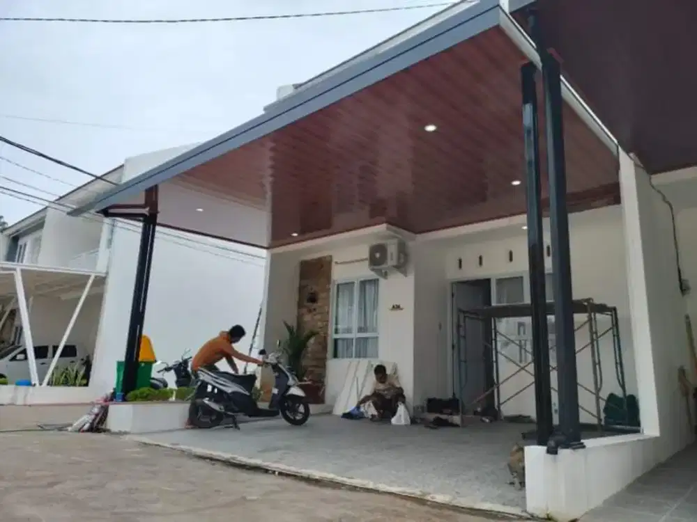 Pasang kanopi+plafon pvc
