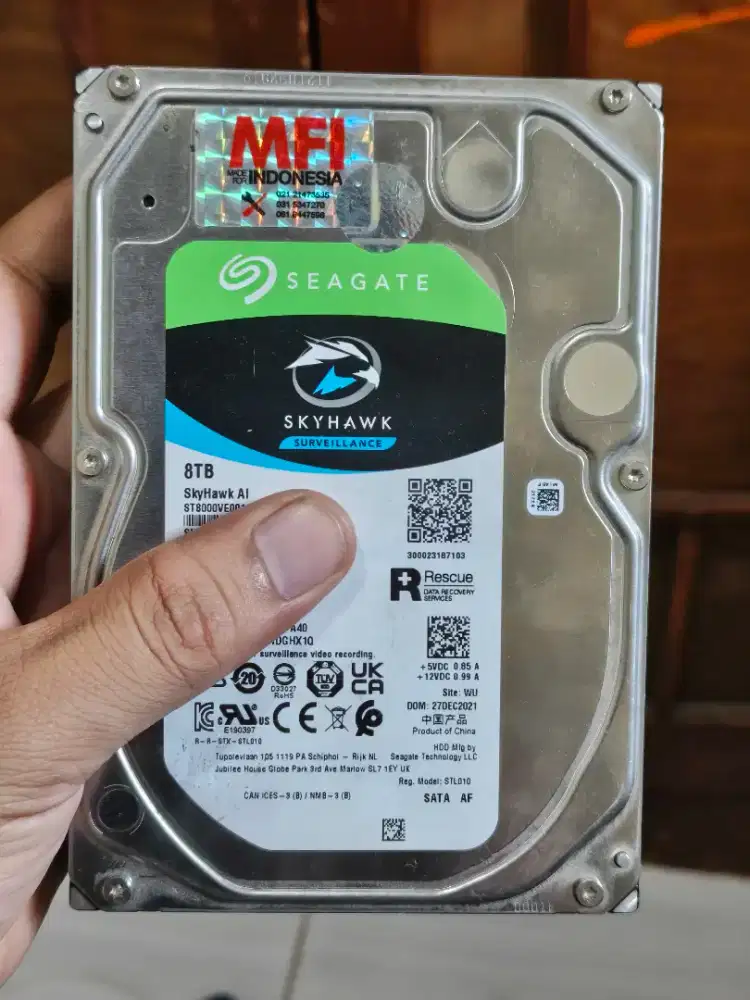 HDD Internal 3.5” 8TB Seagate SkyHawk Surveillance
