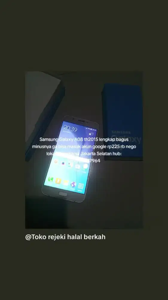 Handphone second Samsung Galaxy A08 th 2015 2/32gb