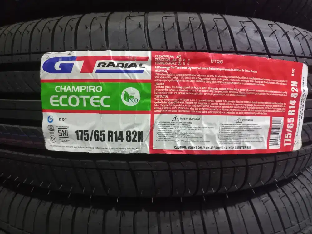 Ban Calya sigra 175 /65R14 GT Radial Ecotec
