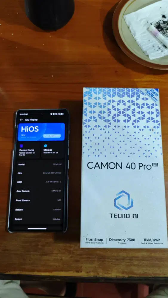 tecno camon 40 pro 5g 8/256