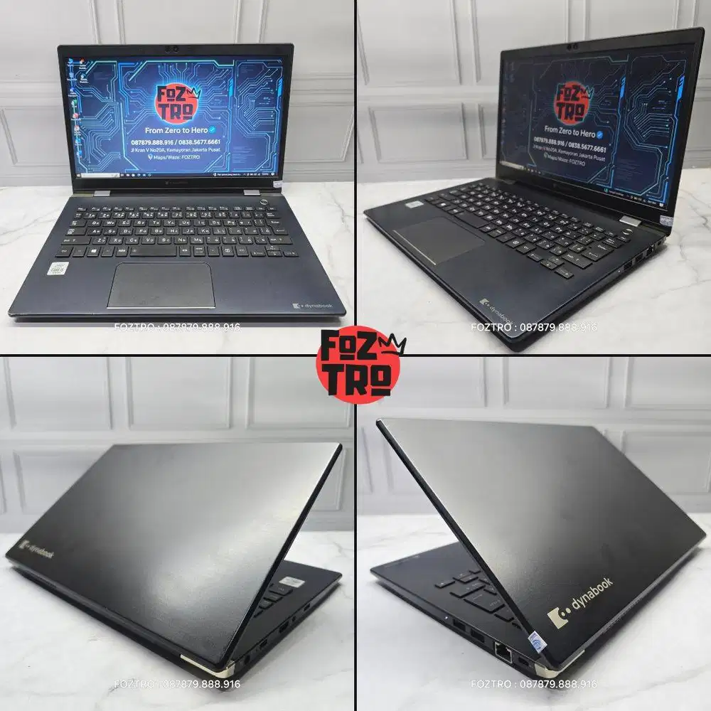 SLIM&RINGAN! Laptop Toshiba Dynabook G83 Core i5 10210U RAM 8/256GB