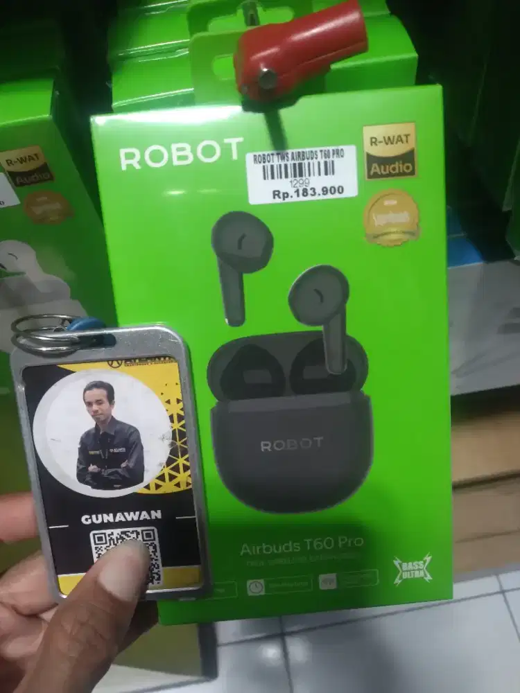 Headset BT ROBOT T60 PRO ATLANTIS DAHSYAT