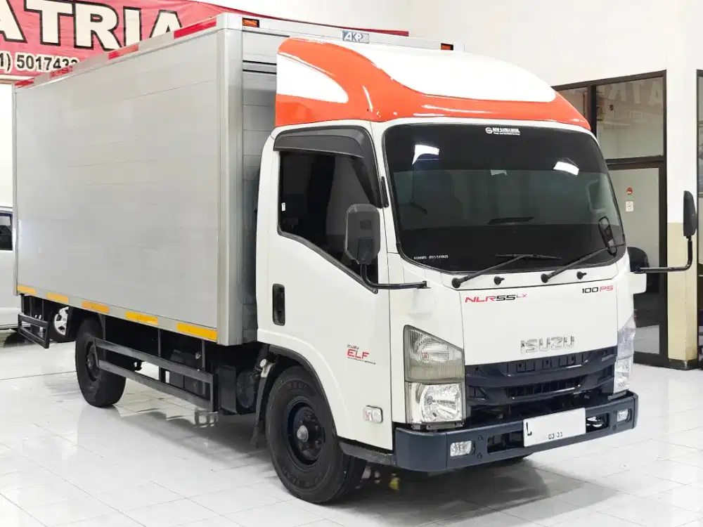 Antik Ori Truk Engkel ELF 2021 NLR 55 Long Box Jumbo Diesel Euro2 2022