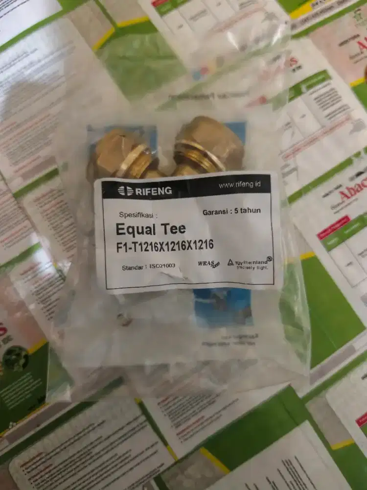 Equal Tee Rifeng F1-T1216 (Penyambung Pipa) Baru.