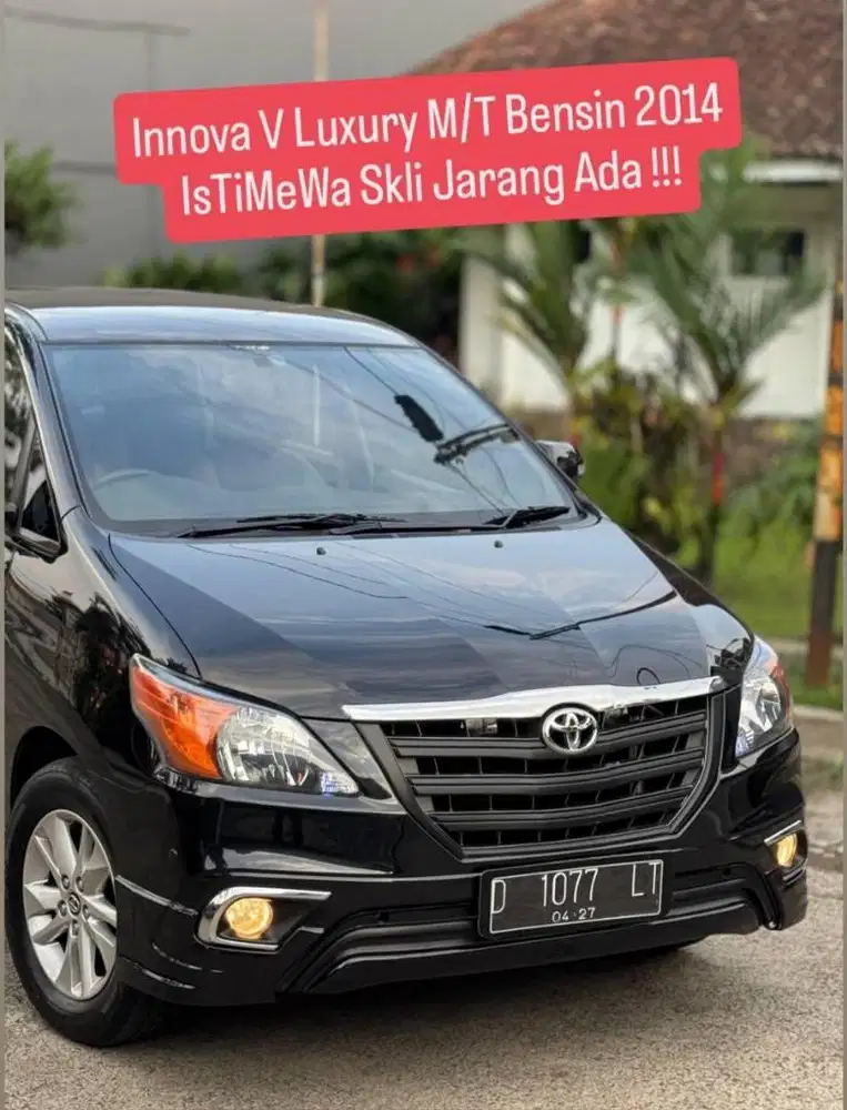 innova V Luxury 2.0 Manual 2014 pk an 2015 bandung murah km low