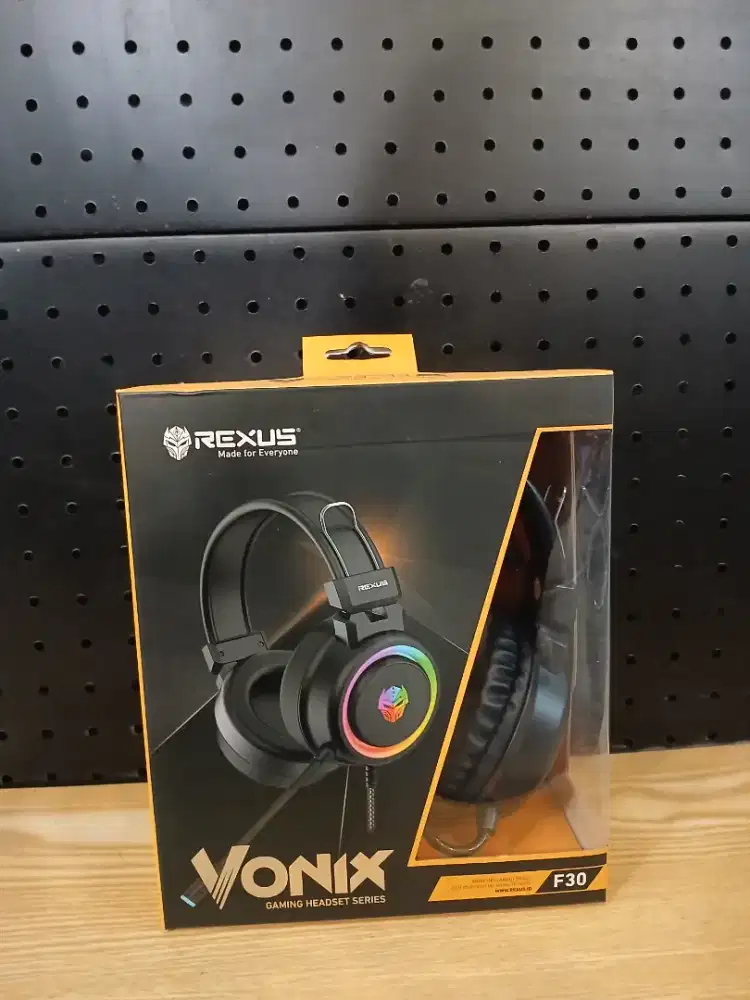 Rexus F30 Vonix Gaming Headset Series Dual Jack + USB F 30 Led