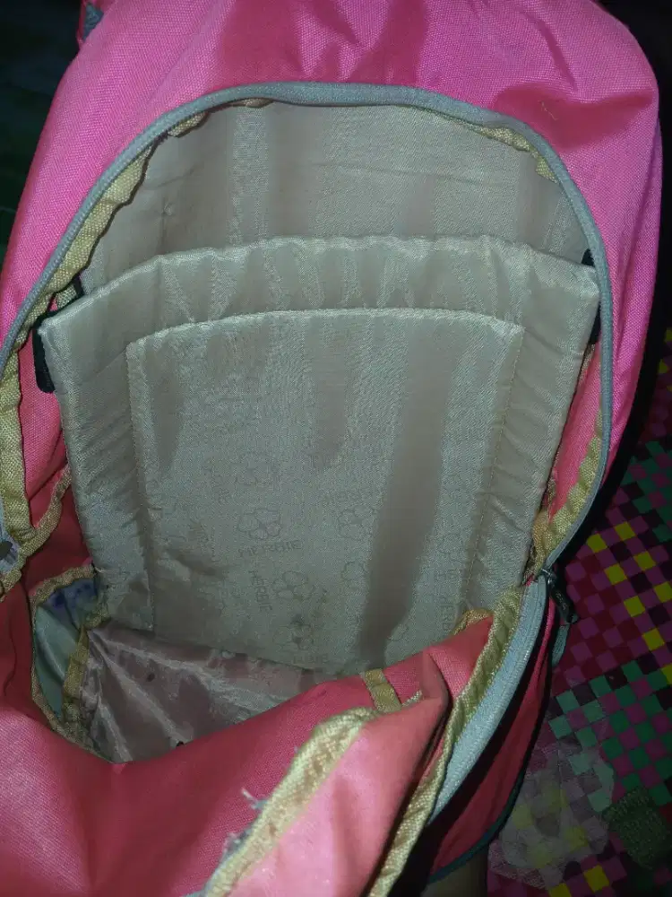tas ransel pink