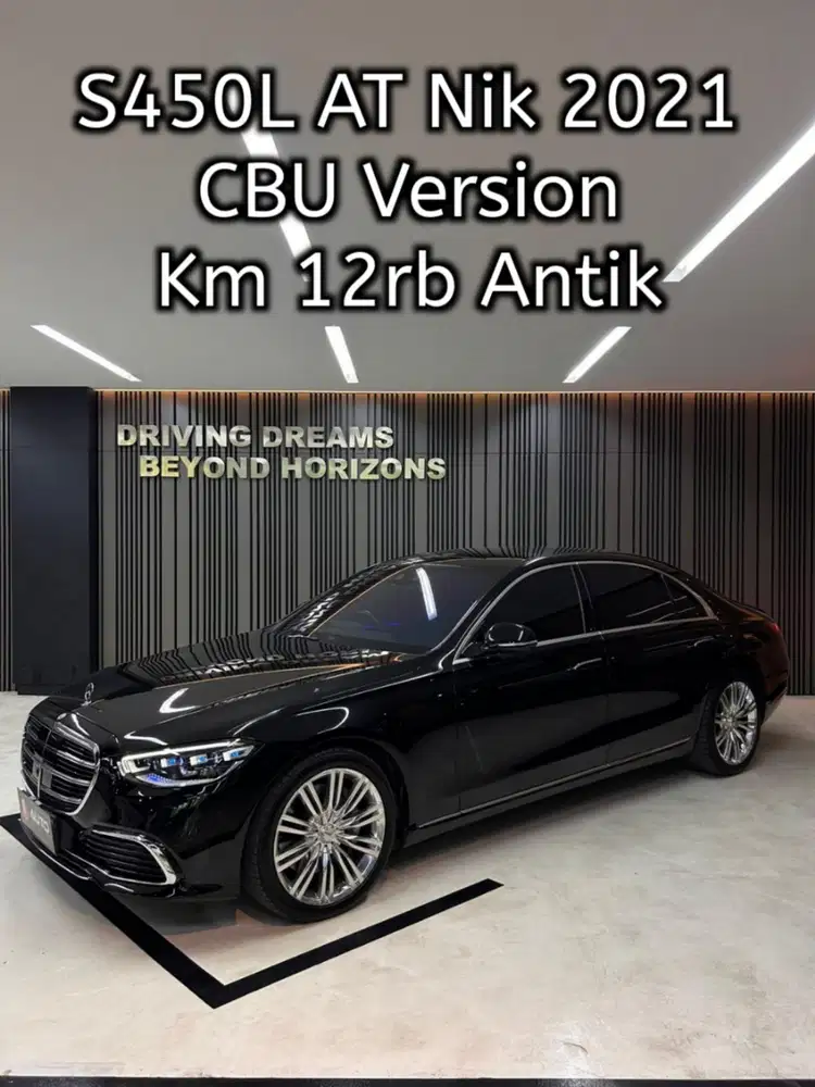 Mercedes Benz S450 2023 Hitam S450L AT Mercy B1288UD Km12rb Nik 2021