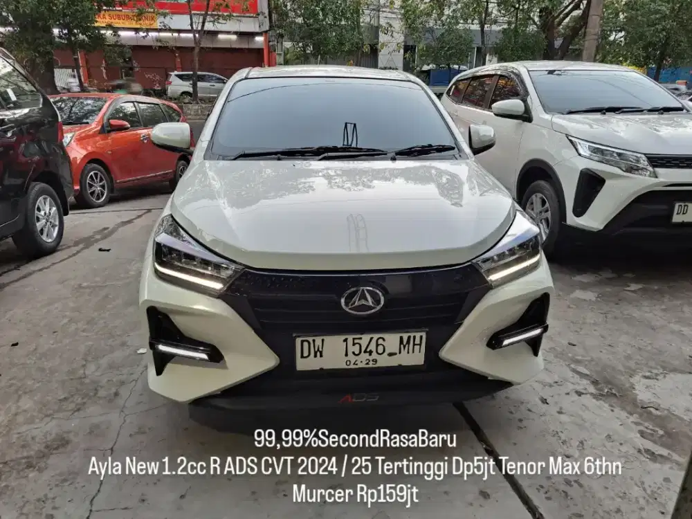 Ayla New 1.2cc R ADS CVT 2024 / 2025 Tertinggix 99,99%Baru Langka