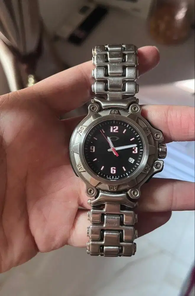 Jam tangan oakley crankcase ORIGINAL ( watch only )