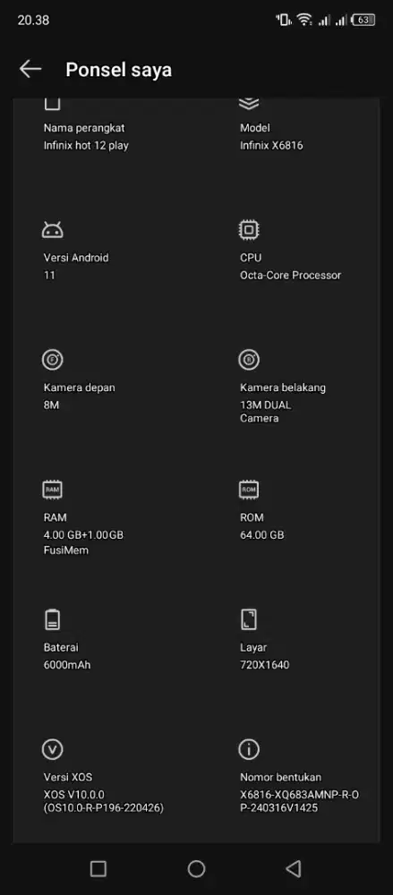 Dijual cepat hot 12 play