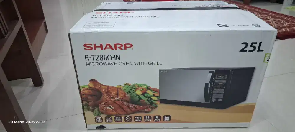 Sharp Microwave Oven with Grill R-728(K)-In 25 Liter