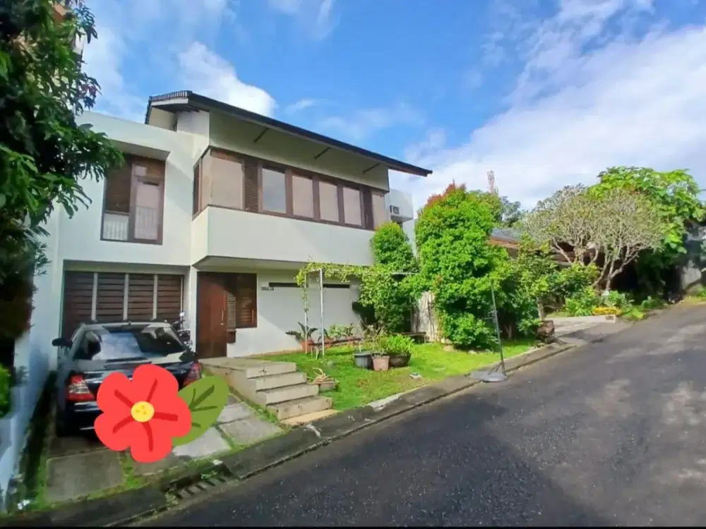 Taman Puri Bintaro (Cluster Elit di Puri Bintaro) - DIJUAL Rumah Desain Unik Karya Arsitek Ternama Cocok untuk Invest (Ada Calon Penyewa sd 5 Tahun)