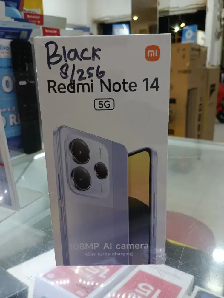 redmi note 14 5G ram 8/256 black ready gays yuk buruan di gercepin