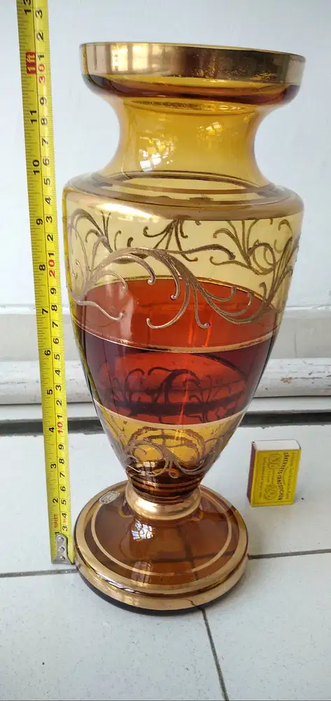 BOHEMIA kristal vas 32cm