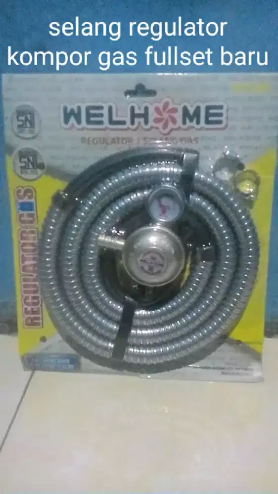 Selang regulator gas fullset baru