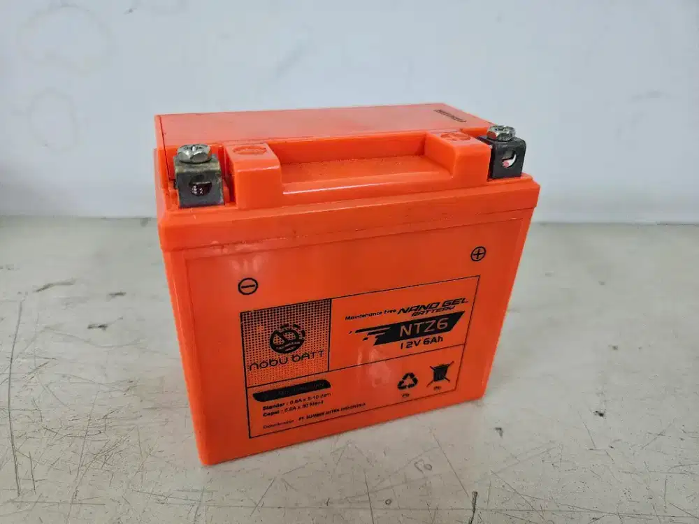 NobuBatt Aki NTZ6 Baru (edisi salah beli)