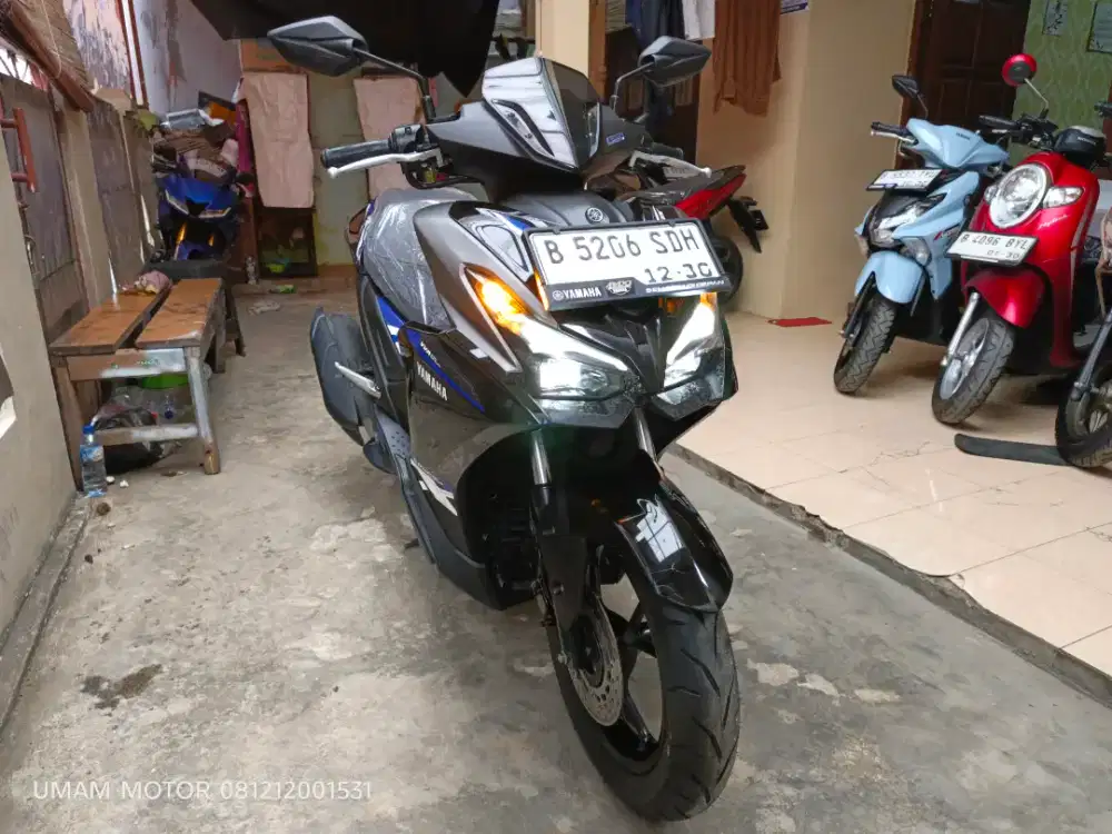 KM 1RB YAMAHA AEROX ALPHA 2025 BLN 11 BS TT 2024 DI CILEDUG HARGA PAS