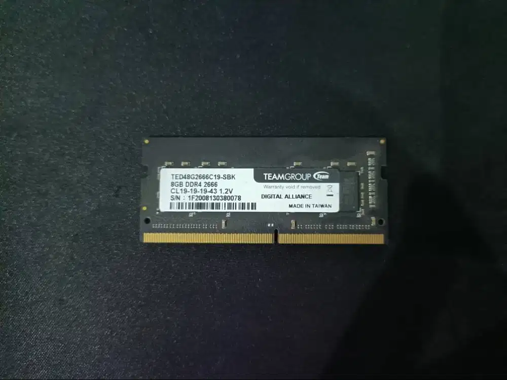 RAM TeamElite SODIMM 8GB DDR4 2666Mhz