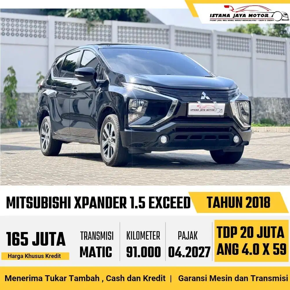 [TANGAN 1] Mitsubishi Xpander Exceed 1.5 Automatic 2018
