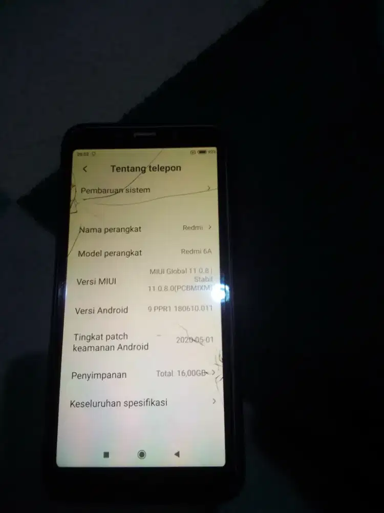 Xiaomi Redmi 6A 2/16 minus lcd tp aman