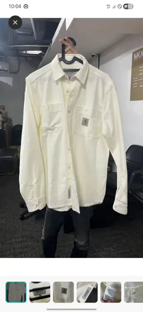 Carhartt Shirt ( kemeja putih ) nego ori