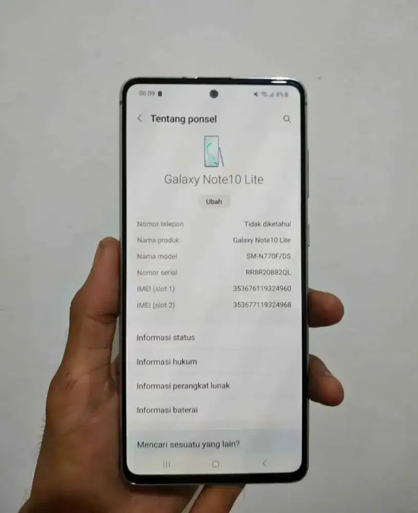 SAMSUNG NOTE 10 LITE