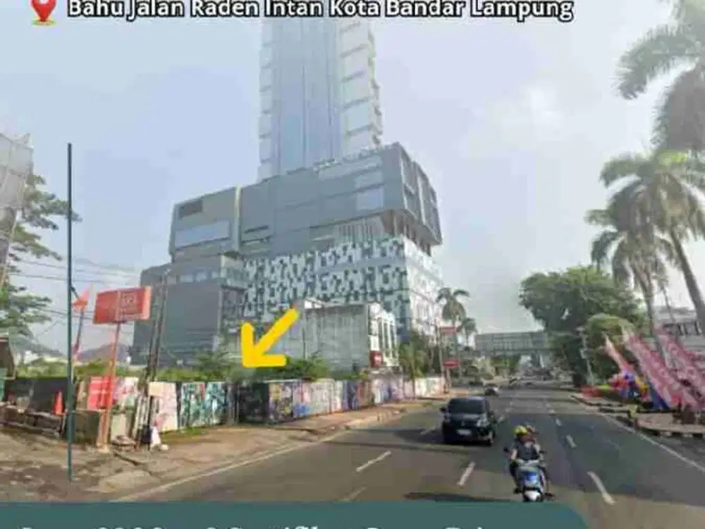 Dijual Tanah Kosong di Raden Intan T.Karang Pusat