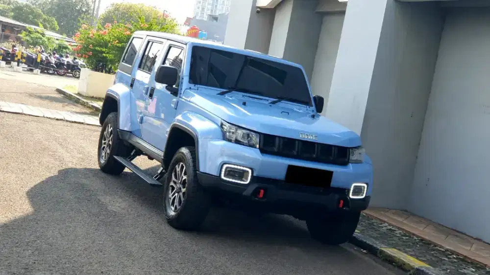 Km 3rb baic bj40 plus turbo 4x4 awd 2024 pakai 2025 biru