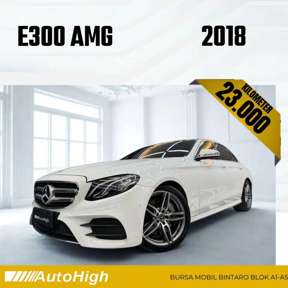 DP10% [Km23.000] E300 AMG 2018 White Reg 2023 #AUTOHIGH