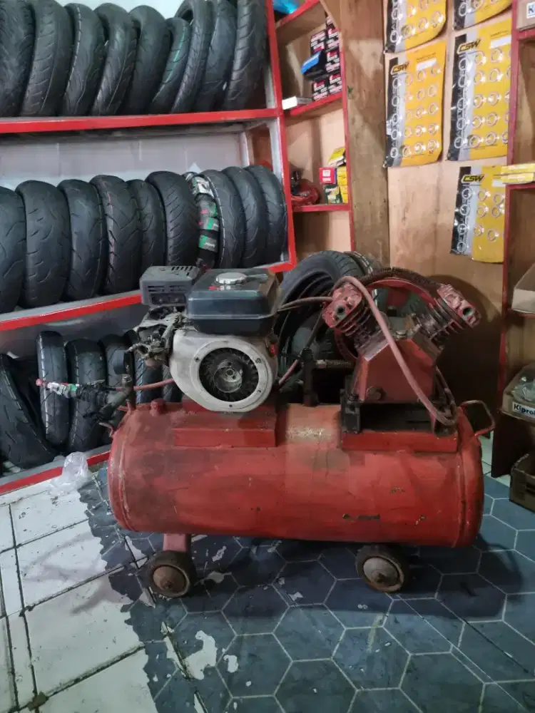 Kompresor Angin Bensin 100L 2 piston