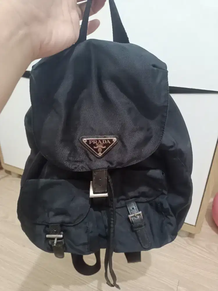 Preloved Prada Ransel Bag