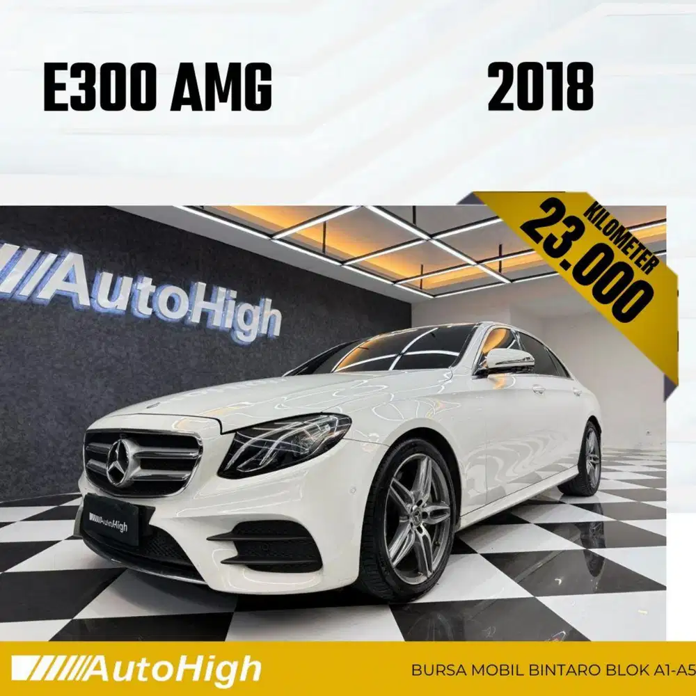 DP10% [Km23.000] E300 AMG 2018 White Reg 2017 #AUTOHIGH