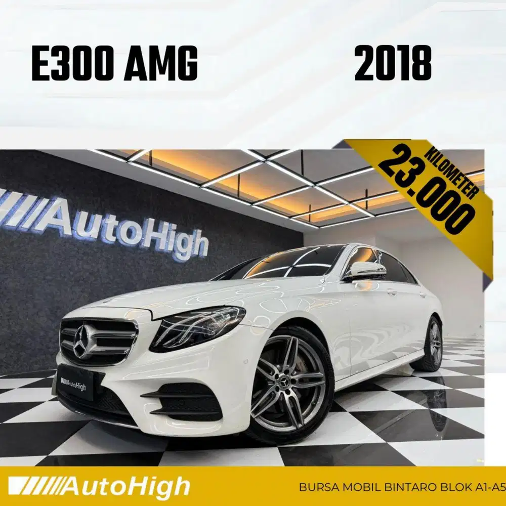 DP10% [Km23.000] E300 AMG 2018 White Reg 2019 #AUTOHIGH