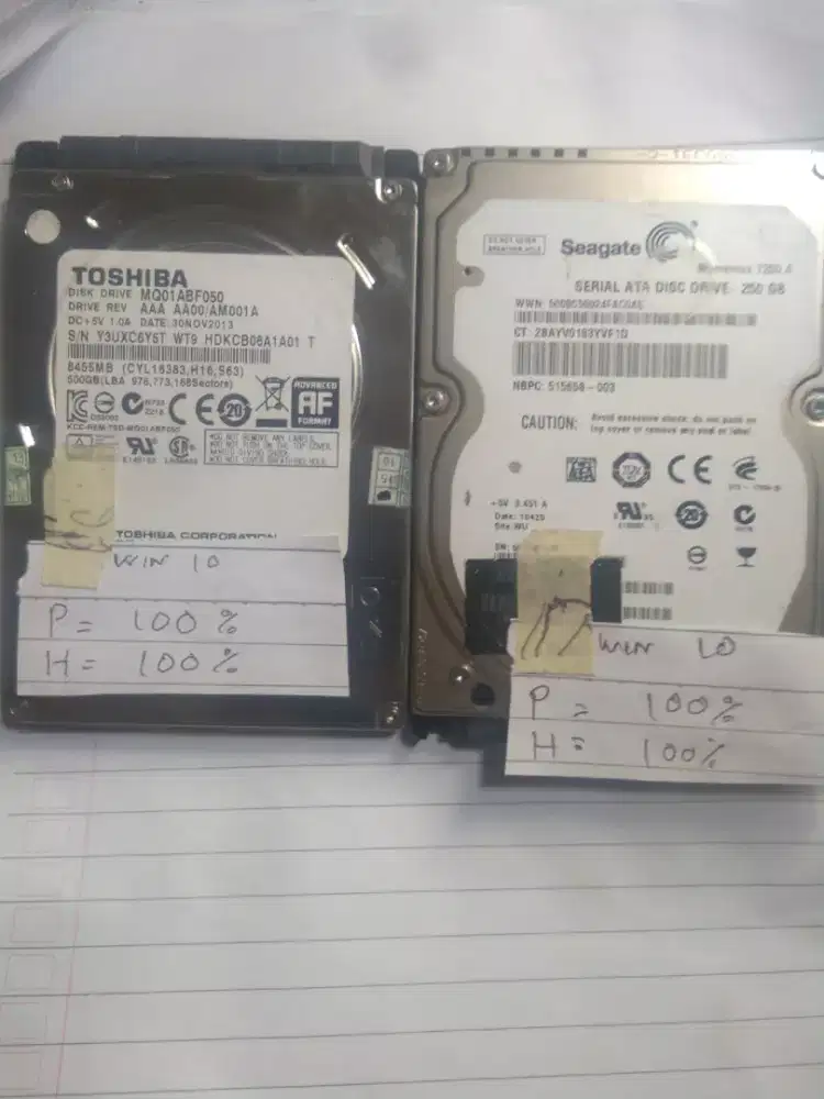 Hardisk laptop 500gb win 10