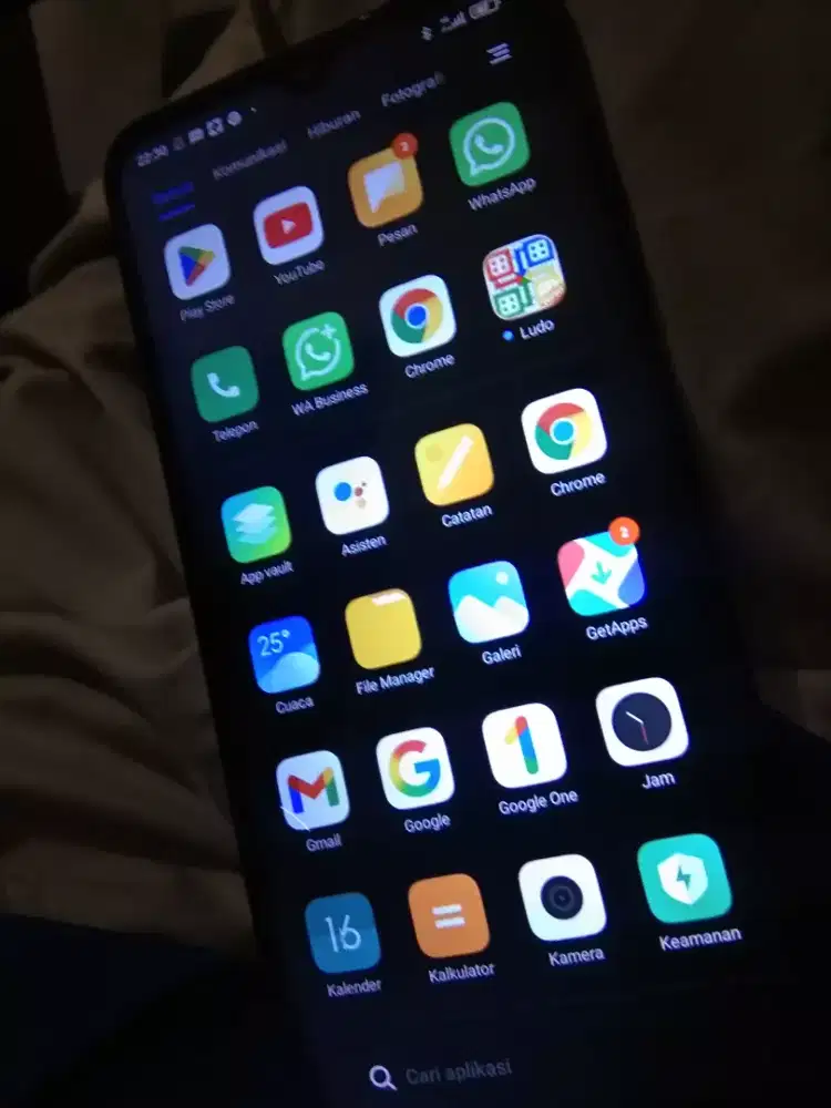 Redmi 9c Ram 4.Minus Retak Dibawah. Tiada Terlihat