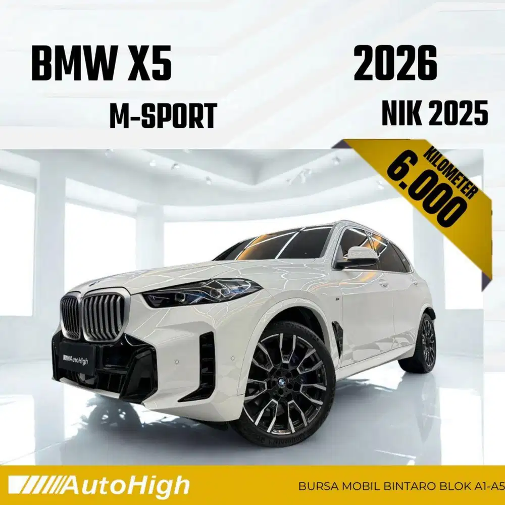 DP10% [Km6.000] X5 M-Sport 2025 White Reg 2026 #AUTOHIGH