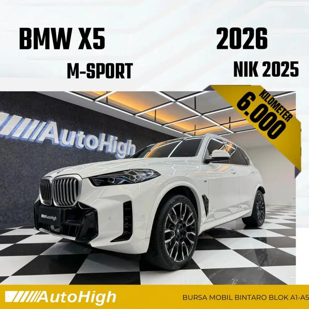 DP10% [Km6.000] X5 M-Sport 2025 White Reg 2024 #AUTOHIGH