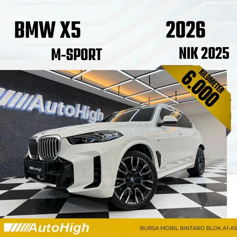 DP10% [Km6.000] X5 M-Sport 2025 White Reg 2024 #AUTOHIGH