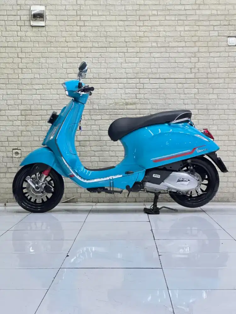 VESPA MATIC TERLARIS! VESPA SPRINT BLUE AUDACE 2023 I WULAN MUSTIKA
