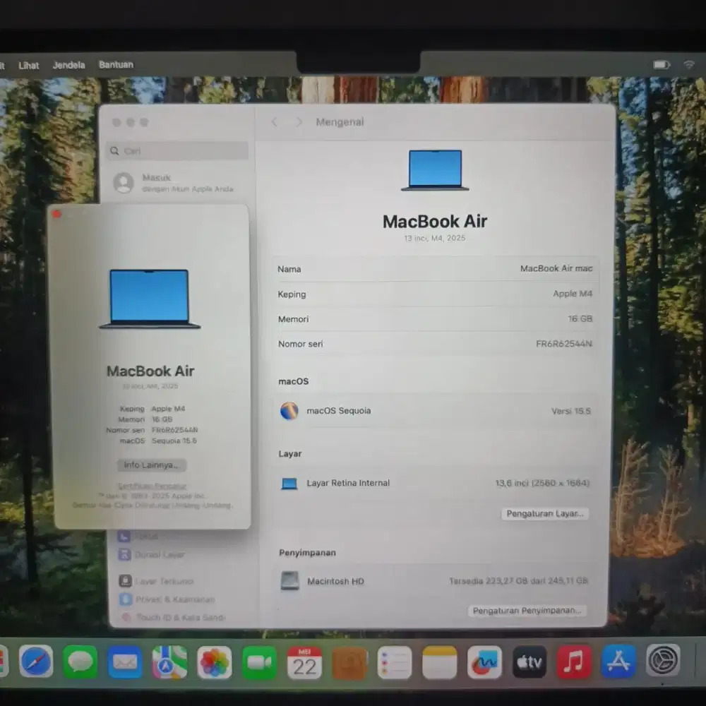 Macbook Air M4 13 Inch Ram 16 Ssd 256 Ibox Midnight Blue buat desain