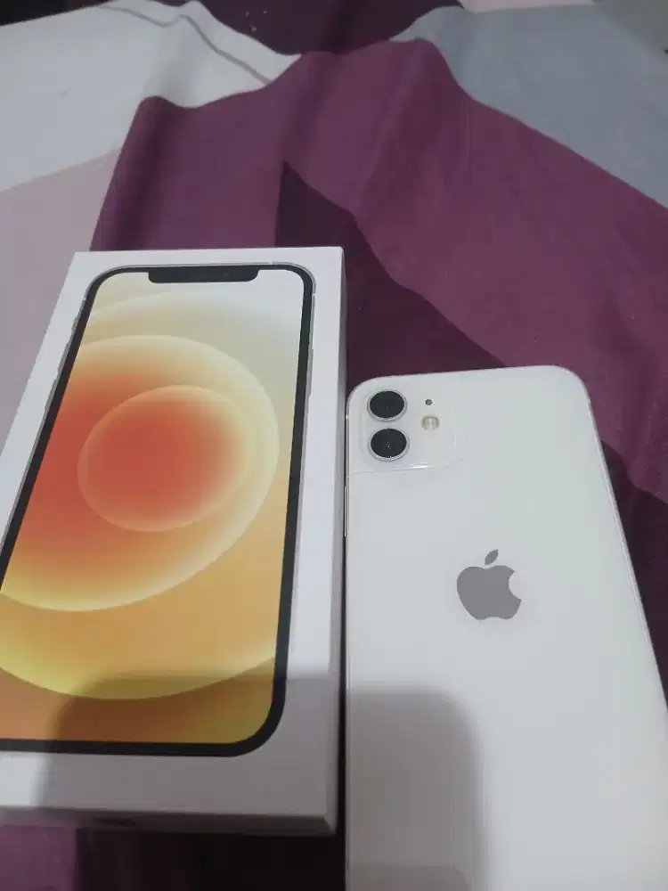 iphone 12 basic inter 128gb wrna putih