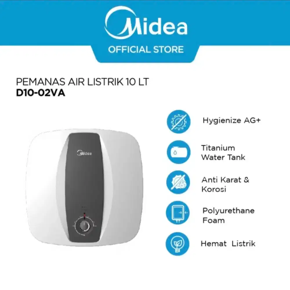 Midea Electric Water Heater 10 Liter D10-02VA
