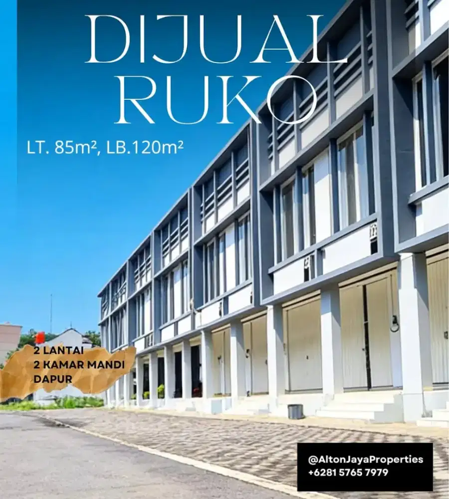 Ruko kedaton square BSB dkt uptown mall jade beranda bali citraland BU
