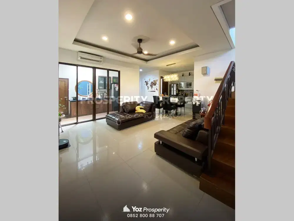 Rumah Sudah Renovasi di Cluster Mayfield Kawasan Greenwich Park BSD City Berbatasan dengan Gading Serpong
