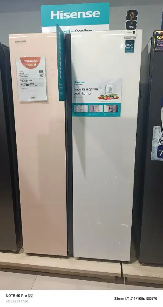 KULKAS SBS HISENSE